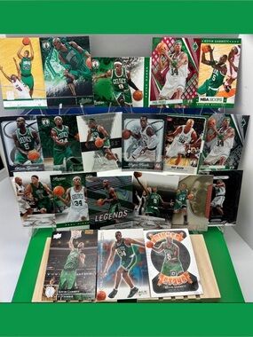 Celtics "Big 3" Pierce/Garnett/Allen w/ Rondo lot of 20
